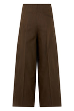 Load image into Gallery viewer, Wide-leg pants in wool blend
