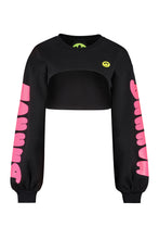 Load image into Gallery viewer, Cropped cotton sweatshirt
