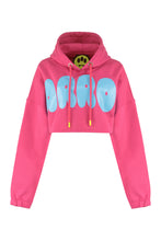 Load image into Gallery viewer, Cropped cotton hoodie
