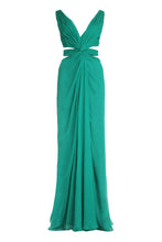 Load image into Gallery viewer, Draped silk dress
