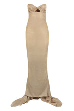 Load image into Gallery viewer, Knitted lurex maxi-dress

