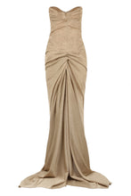 Load image into Gallery viewer, Knitted lurex maxi-dress
