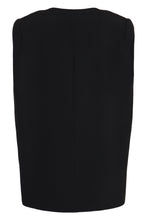 Load image into Gallery viewer, Black single-breasted vest
