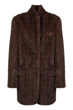 Load image into Gallery viewer, Vegan fur jacket

