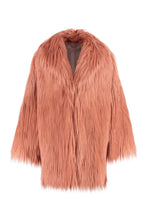 Load image into Gallery viewer, Faux fur coat

