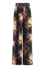 Load image into Gallery viewer, Illustration Tuck Silk trousers
