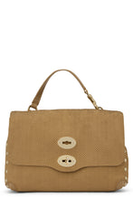 Load image into Gallery viewer, Small hand postal bag in leather
