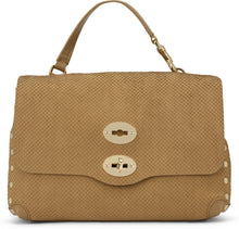 Load image into Gallery viewer, Small hand postal bag in leather

