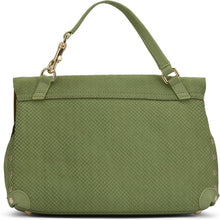 Load image into Gallery viewer, Postina bag small in green amoretto leather
