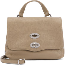 Load image into Gallery viewer, Baby messenger bag in leather
