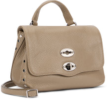 Load image into Gallery viewer, Baby messenger bag in leather
