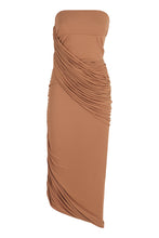 Load image into Gallery viewer, Asymmetric draped dress
