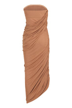 Load image into Gallery viewer, Asymmetric draped dress
