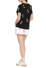 Load image into Gallery viewer, Embroidered cotton T-shirt
