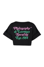 Load image into Gallery viewer, Logo detail cropped t-shirt
