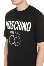 Load image into Gallery viewer, Moschino Smiley printed cotton T-shirt

