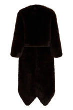 Load image into Gallery viewer, Long coat in fake fur

