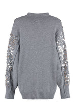 Load image into Gallery viewer, Sequined wool cardigan
