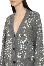 Load image into Gallery viewer, Sequined wool cardigan

