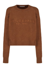 Load image into Gallery viewer, Long sleeve crew-neck sweater
