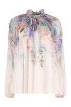 Load image into Gallery viewer, Billow Dawning printed frill blouse
