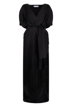 Load image into Gallery viewer, Long dress with satin belt

