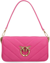 Load image into Gallery viewer, Mini Love Click leather baguette bag

