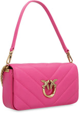 Load image into Gallery viewer, Mini Love Click leather baguette bag
