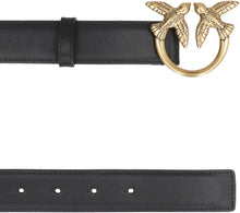 Load image into Gallery viewer, Logo buckle leather belt
