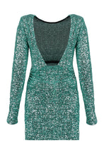 Load image into Gallery viewer, Palmarola sequined mini-dress
