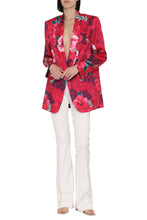 Load image into Gallery viewer, Single-breasted viscose blazer
