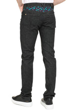Load image into Gallery viewer, La Greca print 5-pocket jeans
