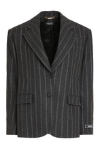 Load image into Gallery viewer, Wool pinstripe blazer
