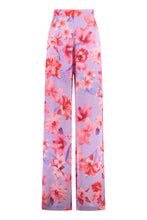 Load image into Gallery viewer, Floral print wide-leg trousers
