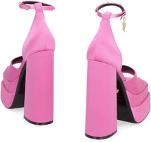 Load image into Gallery viewer, Medusa Aevitas satin sandals

