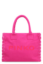 Load image into Gallery viewer, Beach Shopper canvas tote bag
