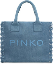 Load image into Gallery viewer, Beach Shopper denim bag
