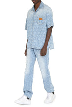 Load image into Gallery viewer, Logo detail denim shirt
