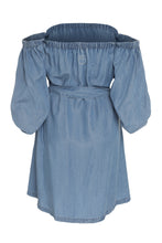 Load image into Gallery viewer, Denim mini dress
