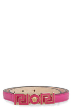 Load image into Gallery viewer, Embellished buckle leather belt
