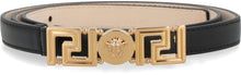 Load image into Gallery viewer, Embellished buckle leather belt

