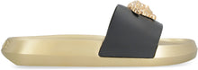 Load image into Gallery viewer, La Medusa rubber and calfskin slides
