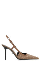Load image into Gallery viewer, Fabric slingback pumps
