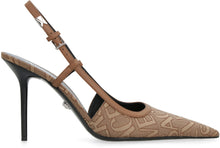 Load image into Gallery viewer, Fabric slingback pumps
