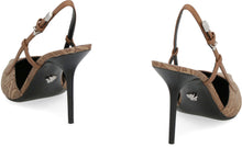 Load image into Gallery viewer, Fabric slingback pumps

