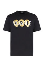 Load image into Gallery viewer, Cotton crew-neck T-shirt
