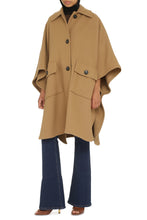 Load image into Gallery viewer, Motif wool cape
