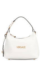 Load image into Gallery viewer, Versace Tag hobo bag in leather with embossed logo
