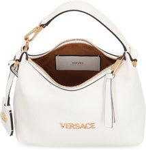 Load image into Gallery viewer, Versace Tag hobo bag in leather with embossed logo
