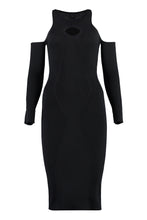 Load image into Gallery viewer, Ribbed knit midi dress
